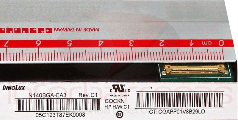 thumbnail image 2 of 14.0" Slim WXGA HD LED LCD Screen Replacement For HP Chromebook 14-x013dx 14-x096nf - Matte Finish, 30 Pin 2 of 4
